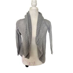 Vince Women's Knitted Shawl Collar Cardigan Sweater Gray XS